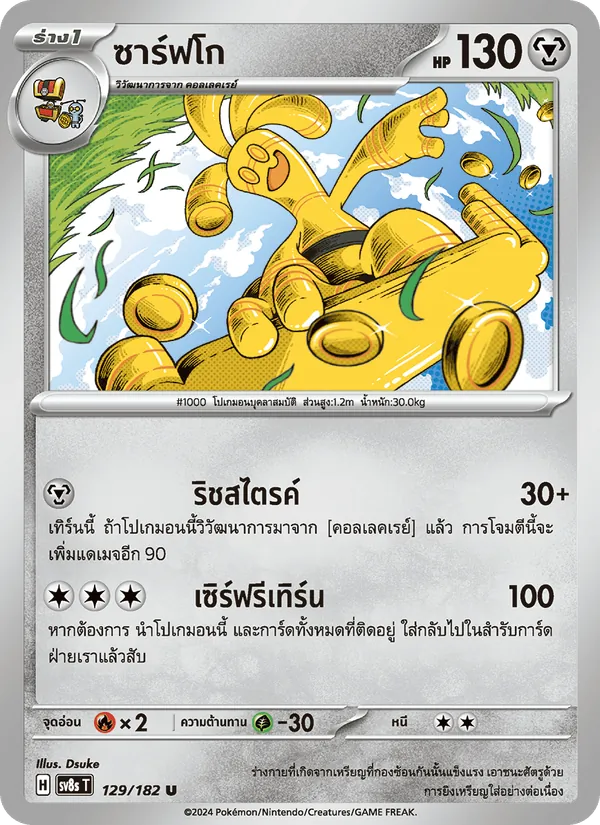 ซาร์ฟโก — สเตลลาร์สายฟ้าฟาด 129/182