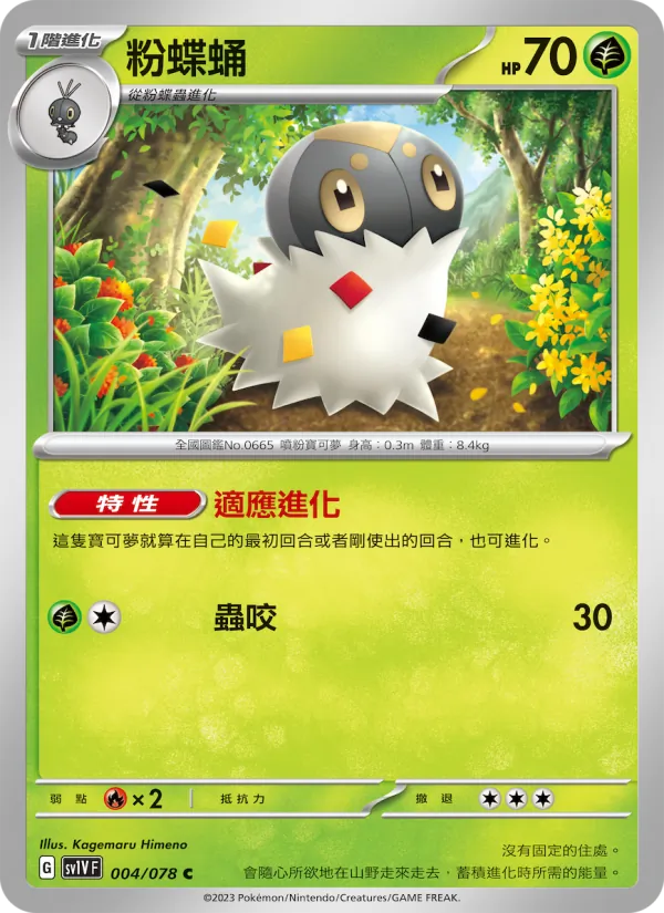 粉蝶蛹 — 紫ex 004/78