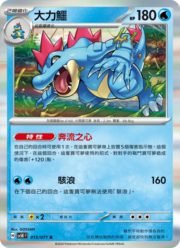 大力鱷 — 狂野之力 015/71