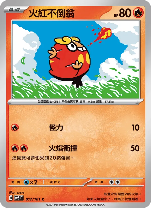 火紅不倒翁 — 變幻假面 017/101