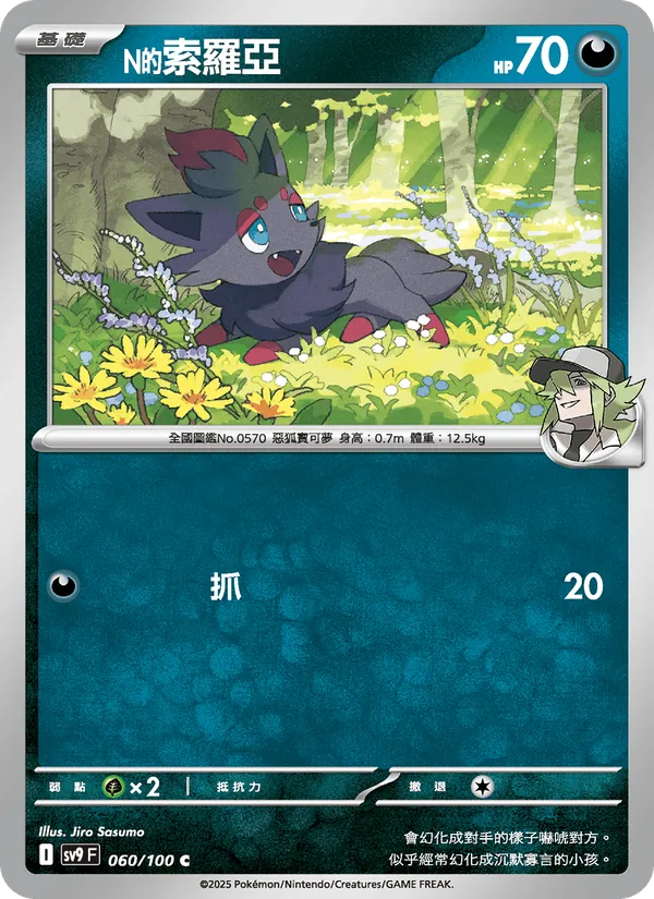 N的索羅亞 — 對戰搭檔 060/100