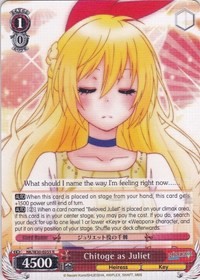 Chitoge as Juliet