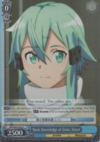 Basic Knowledge of Guns, Sinon (Parallel Foil)