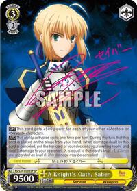 A Knight's Oath, Saber (SP)
