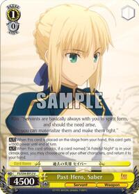Past Hero, Saber