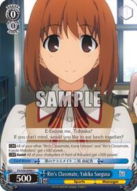 Rin's Classmate, Yukika Saegusa