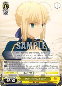 Past Hero, Saber (TD)
