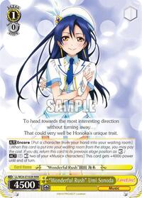 "Wonderful Rush" Umi Sonoda (RRR)