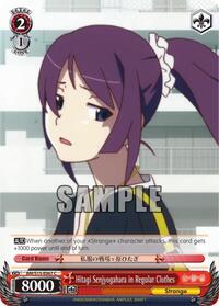 Hitagi Senjyogahara in Regular Clothes
