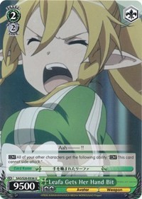 Leafa Gets Her Hand Bit
