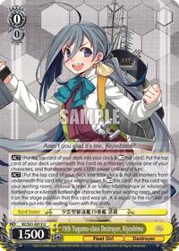 19th Yugumo-class Destroyer, Kiyoshimo