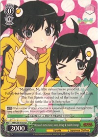 Heroes of Justice Game, Karen Araragi & Tsukihi Araragi
