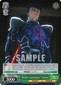 "Battle Continues" Lancer