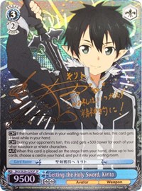 Getting the Holy Sword, Kirito (SP)