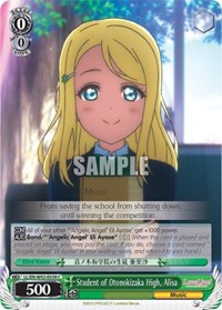 Student of Otonokizaka High, Alisa
