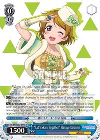 "Let's Skate Together" Hanayo Koizumi