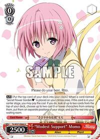 "Modest Support" Momo