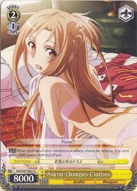 Asuna Changes Clothes