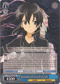 Determination with Life on the Line, Kirito