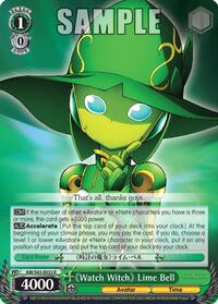 "Watch Witch" Lime Bell