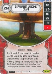 Separatist Landing Craft (Card Only)