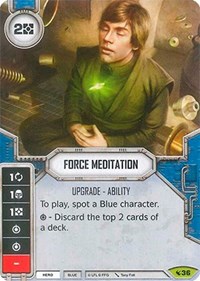 Force Meditation (Card Only)