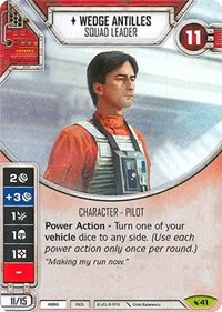 Wedge Antilles - Squad Leader (Card Only)