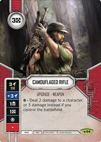 Camouflaged Rifle (Card Only)