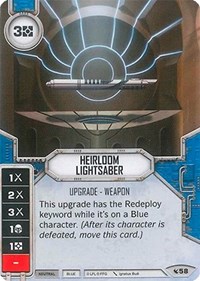 Heirloom Lightsaber (Card Only)