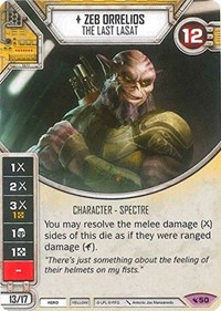 Zeb Orrelios - The Last Lasat (Card Only)