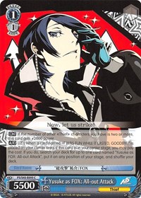 Yusuke as FOX: All-out Attack