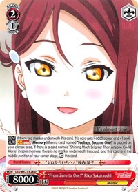 "From Zero to One!" Riko Sakurauchi