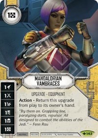 Mandalorian Vambraces (Card Only)
