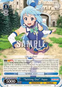 "Setting Out" Aqua (SR)