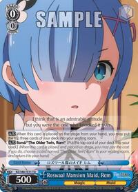 Roswaal Mansion Maid, Rem