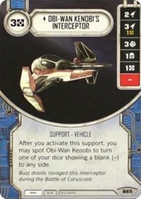 Obi-Wan Kenobi's Interceptor (Card Only)