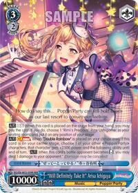 "Will Definitely Take It" Arisa Ichigaya (RRR)