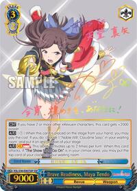 Brave Readiness, Maya Tendo (SSP)