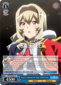 Ready to Challenge the Stage, Claudine Saijo