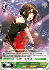 "I Can Keep Going!" Ran Mitake