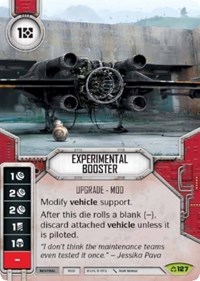 Experimental Booster (Card Only)