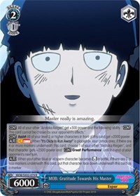 MOB: Gratitude Towards His Master