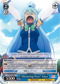 "Menacing Pose" Aqua