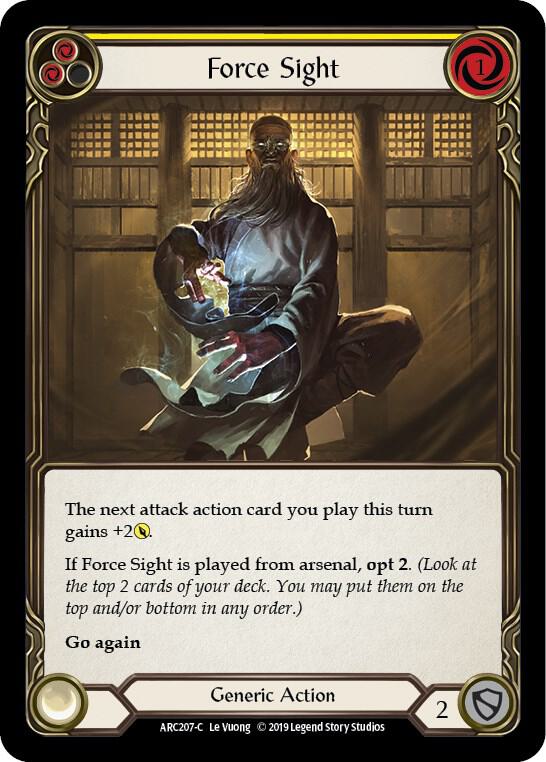 Force Sight (Yellow) — Arcane Rising ARC207