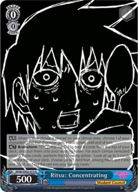 Ritsu: Concentrating