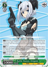 Battle Stance, Origami (SR)