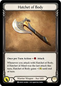 Hatchet of Body // Spectral Shield
