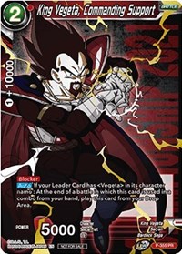 King Vegeta, Commanding Support (Championship Pack 2021 Vol.3) (Winner Gold Stamped)