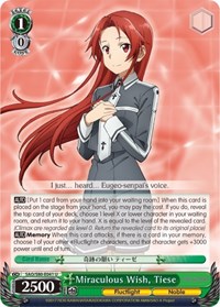 Miraculous Wish, Tiese
