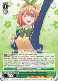 Fourth of the Quintuplets, Yotsuba Nakano